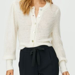 ARITZIA Wilfred Cream Cardigan